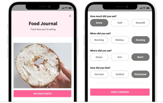 Screen capture of ProCoach's mobile app