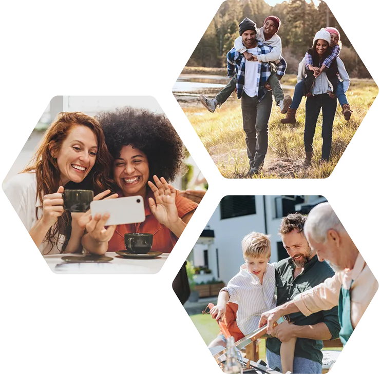 hexagons people