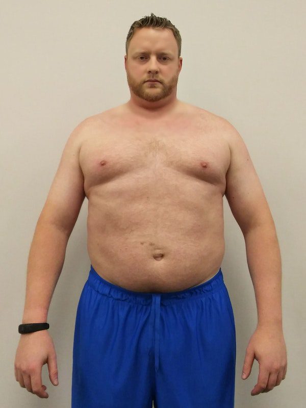 Jon McLernon at the beginning of Precision Nutrition Coaching.